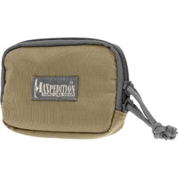 Maxpedition Hook & Loop 3" x 5" Zipper Pocket [Colour: Khaki-Foliage] 