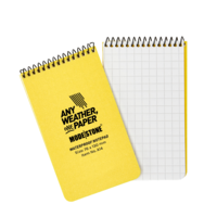MS-A14 Modestone A14 Top Spiral Notepad 76x130mm- 50 sheets - YELLOW