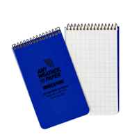 MS-A16 Modestone A16 Top Spiral Notepad 76x130mm- 50 sheets - BLUE
