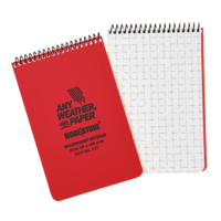 MS-A35 Modestone A35 Top Spiral Notepad 96x148mm- 50 sheets - RED