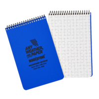 MS-A36 Modestone A36 Top Spiral Notepad 96x148mm- 50 sheets - BLUE