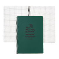 MS-C43 Modestone C43 Side Spiral Notepad A4 210x297mm - 50 sheets - GREEN