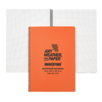 MS-C48 Modestone C48 Side Spiral Notepad A4 210x297mm - 50 sheets - ORANGE