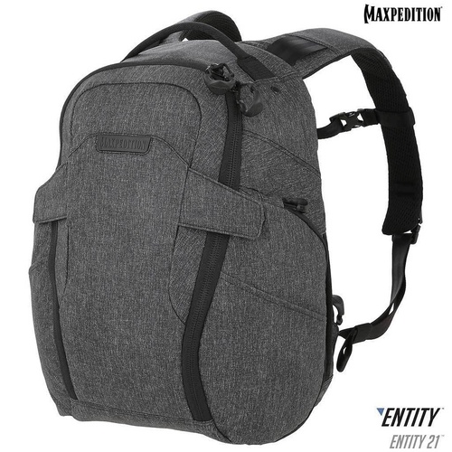 Maxpedition Entity 21 CCW-Enabled EDC Backpack 21L [Colour: Charcoal] 