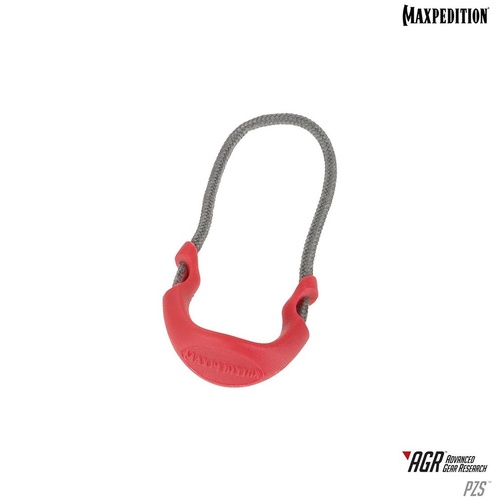 Maxpedition PZS Positive Grip Zipper Pulls (Pack of 6) (Small) [Colour: Red] 
